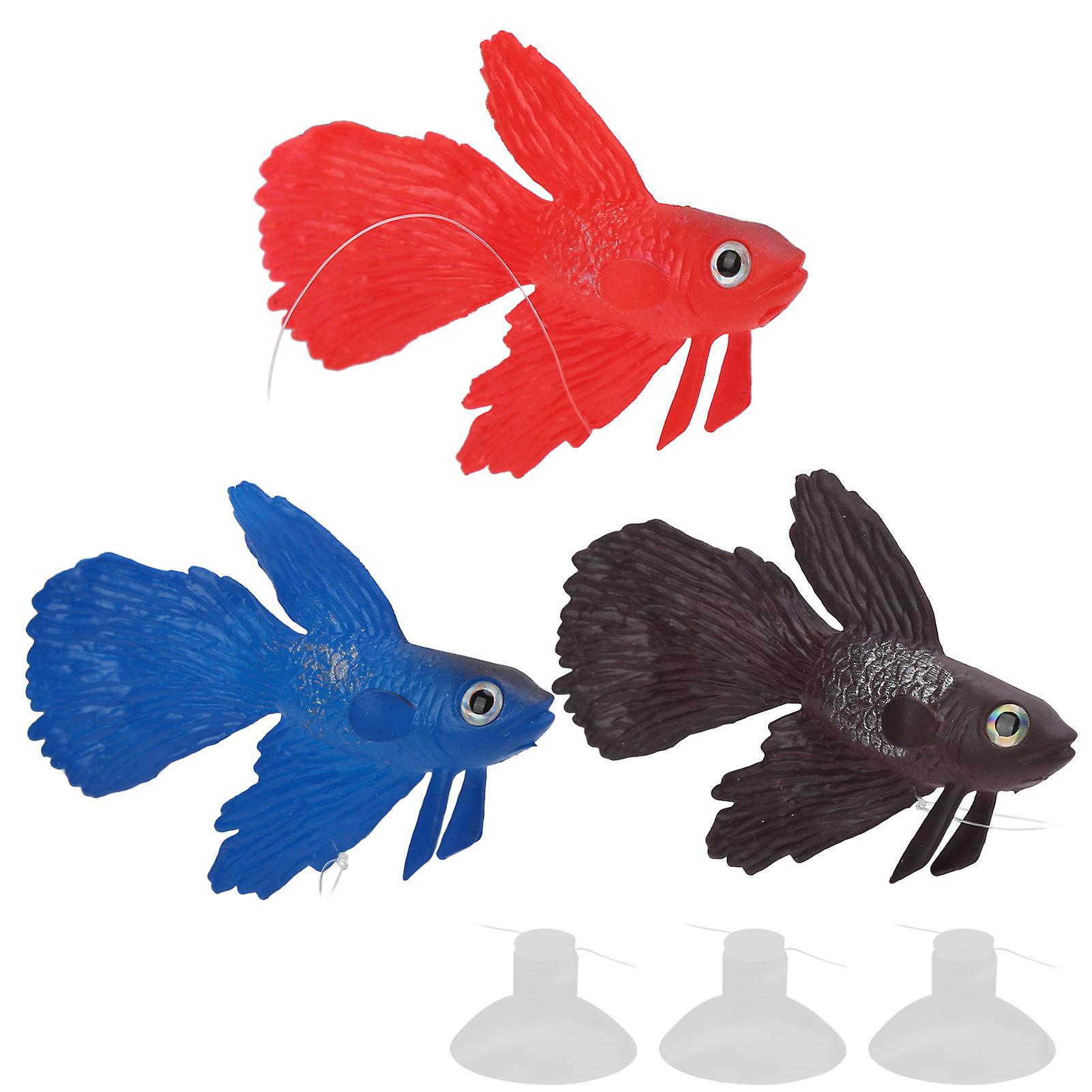 Lifelike Fish Environmentally Friendly Silicone Colorful Fish For Aquarium Tank Decoration