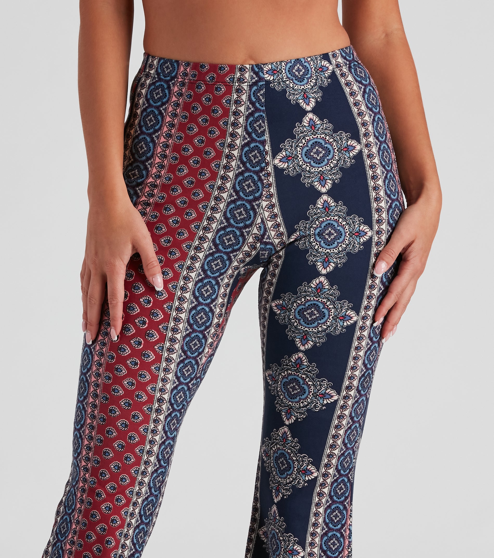 Boho Flare High Rise Pants