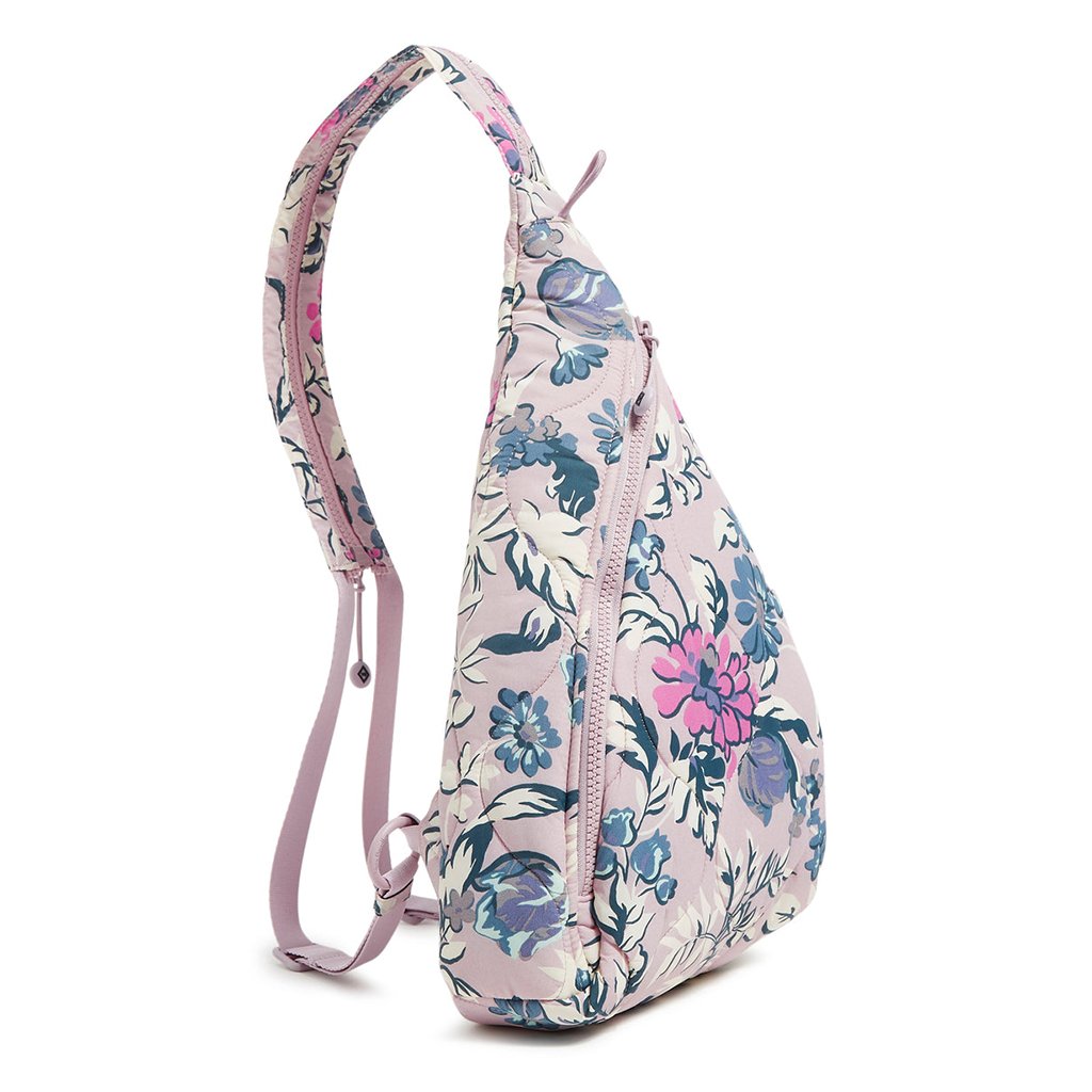 Vera Bradley  Featherweight Sling Backpack in Fresh-Cut Floral Lavender