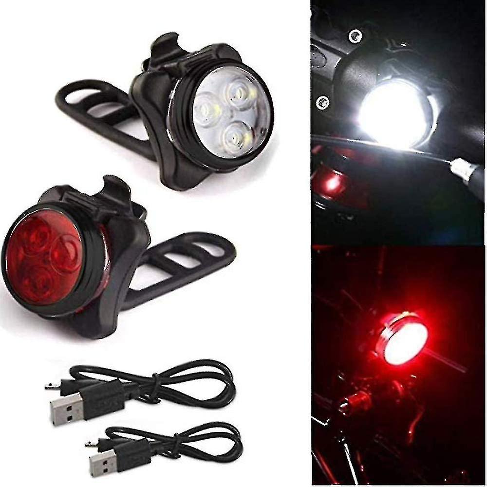 Bike Light Set， Usb Rechargeable Bike Light， Bike Light Bike Light