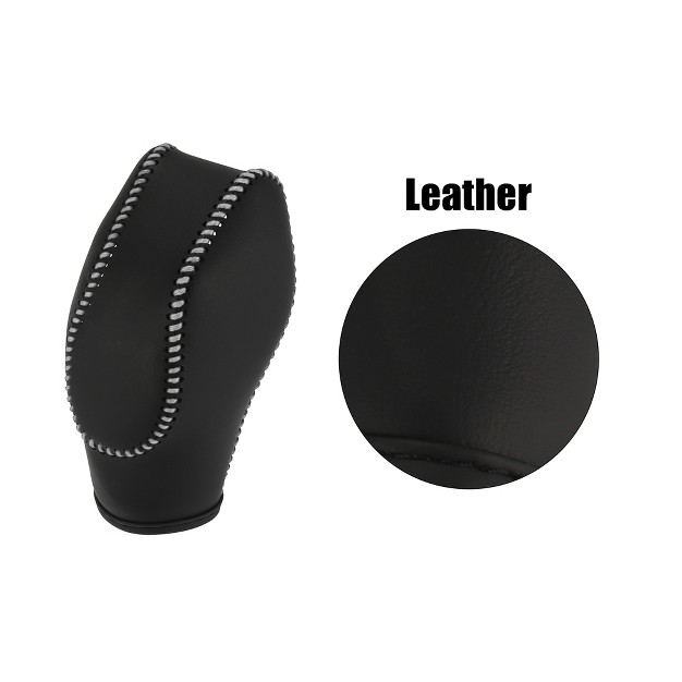 Unique Bargains Car Faux Leather Gear Shift Knob Cover For Ford Focus Transit Van