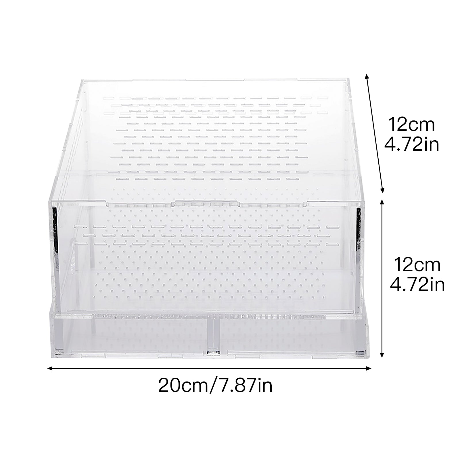 Acrylic Terrarium Spider Terrarium Box Crawling Pet Reptile Terrarium Factory Direct Sales Pet Supplies