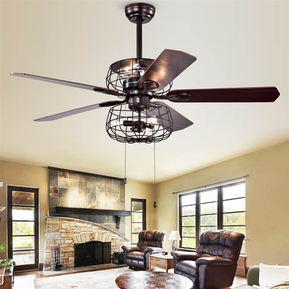 Safavieh Erving 6-Light Ceiling Fan