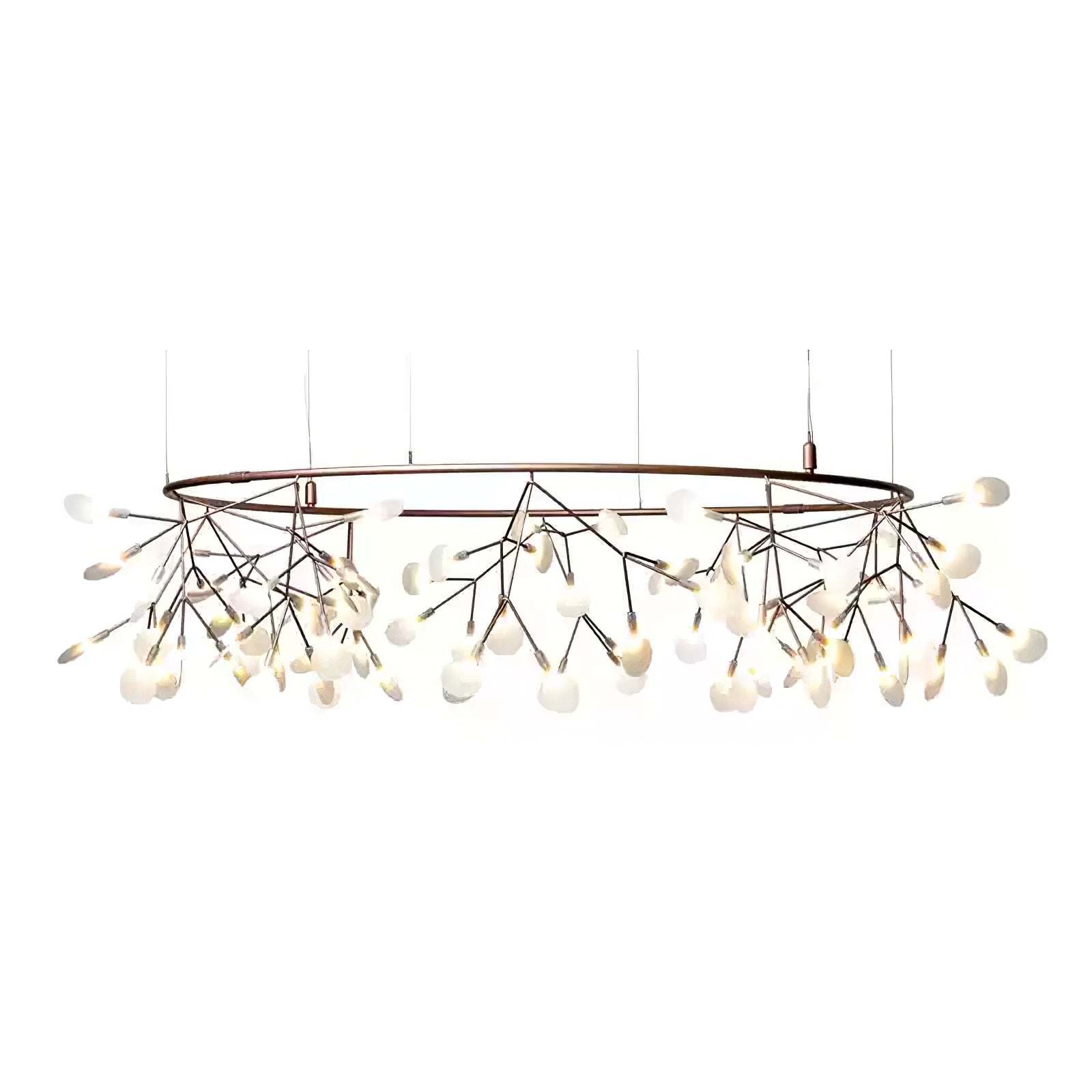 Rose Gold Firefly LED Chandelier