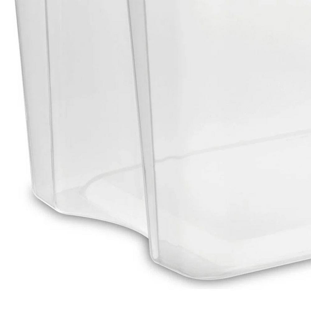 Sterilite 30 Qt. Ultra-Latch Storage Box with White Lid and Clear Base (12-Pack) 12 x 19859806