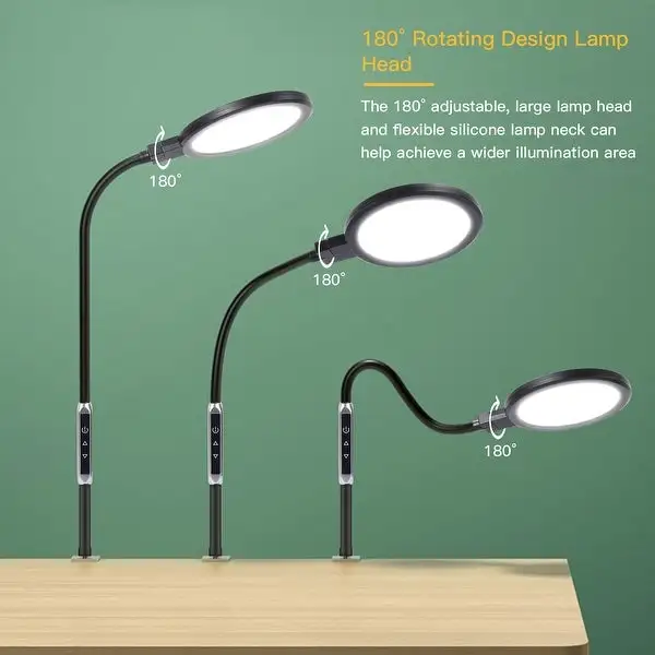 Dimmable LED Desk/Reading Table Lamp Foldable with Remote