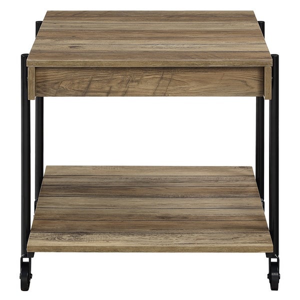 Hyssop Farmhouse 24-in End Table by Furniture of America