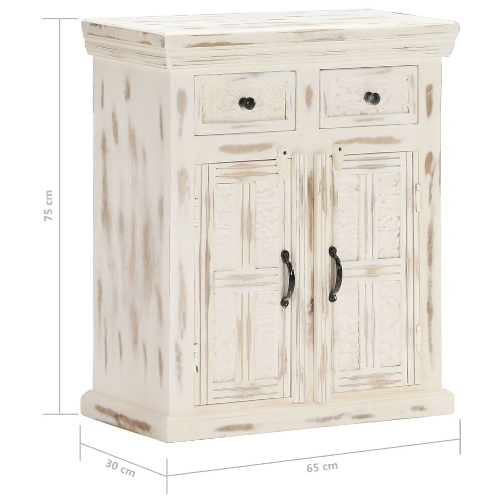 vidaXL Sideboard White 25.6\