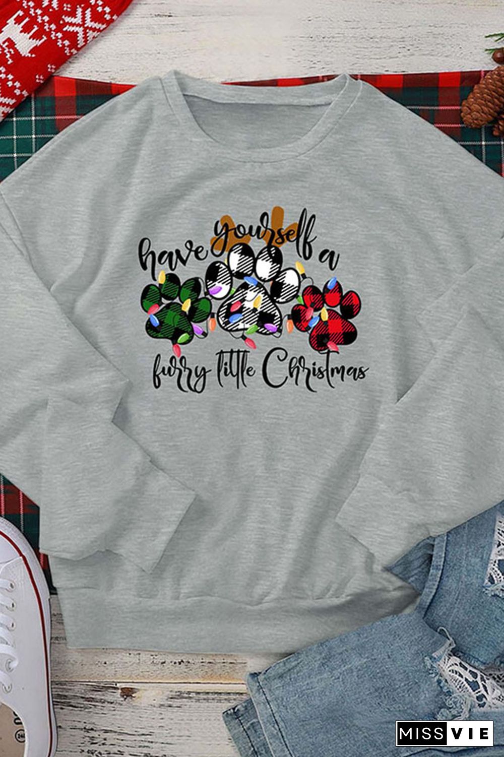 Have Yourself A Merry Little Christmas Classic Crew Sweatshirt Wholesale