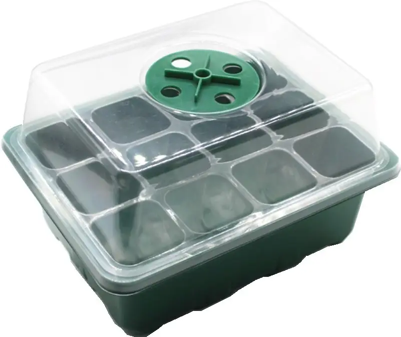 Gardening supplies 6 holes 12 holes with breathable hole seedling box seedling tray