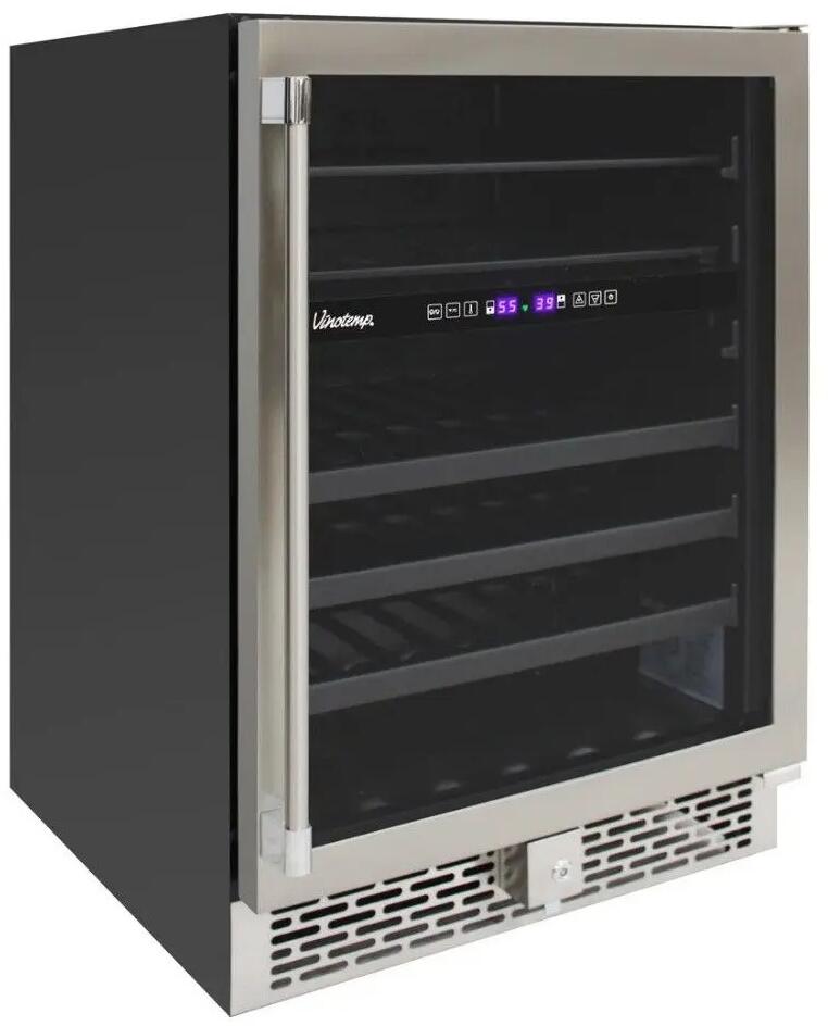 Vinotemp VTOUTDR24GD 24 Inch Stainless Steel Wine Cooler