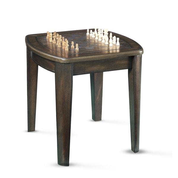 Darlington Game End Table with Chessboard by Greyson Living