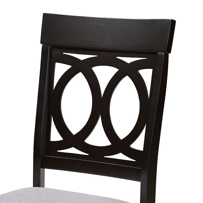 Baxton Studio Lucie Dining Table and Chair 6-piece Set