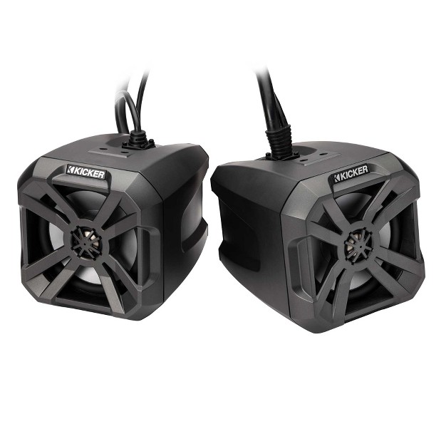 Bluetooth Powered Powersports Speaker Pods Pair Weatherproof