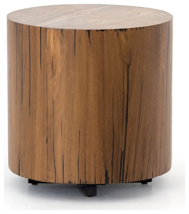 Orion Round End Table  Natural Yukas   Contemporary   Side Tables And End Tables   by Virgil Stanis Design  Houzz