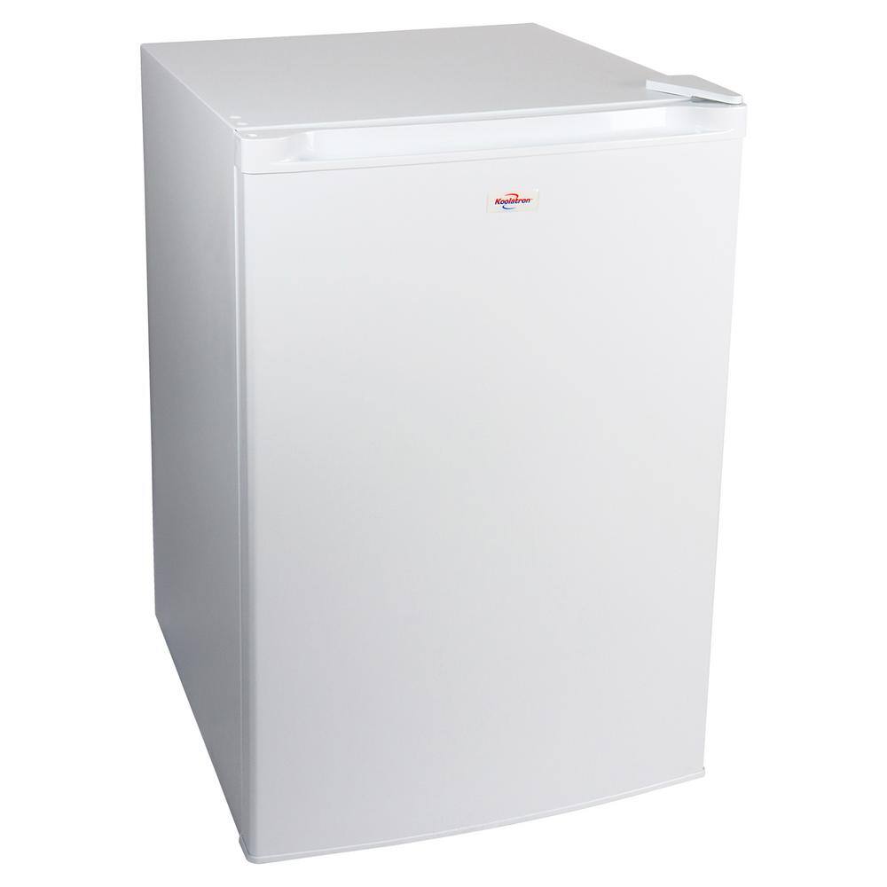 Koolatron Compact Upright Freezer 3.1 cu. Ft. (88L) White Energy-Efficient Manual Defrost Flat Back KTUF88