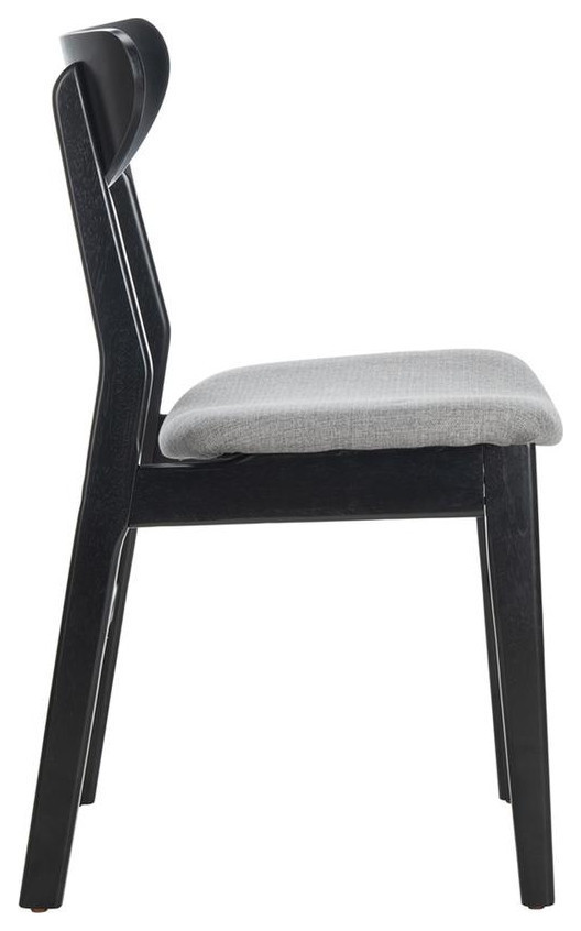 Massell Retro Dining Chair  Set of 2  Black/Gray   Midcentury   Dining Chairs   by Rustic Home Furniture Deco  Houzz