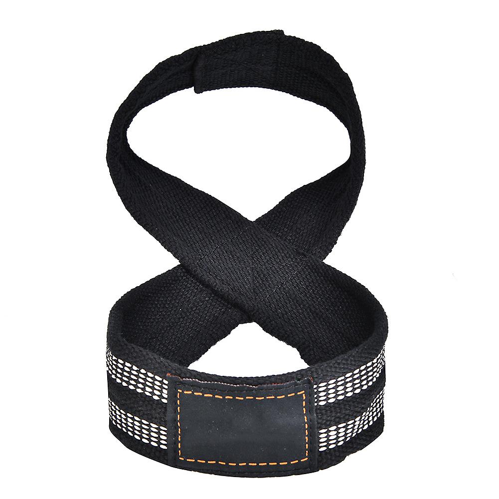 1 Pair Figure 8 Weight Lifting Straps Dead Lift Wrist Strap For Pull Ups Horizontal Bar Powerlifting Gym Fitness Bodybuilding Equipment(s )