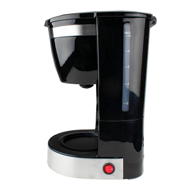 Brentwood 10 Cup 800 Watt Coffee Maker In Black