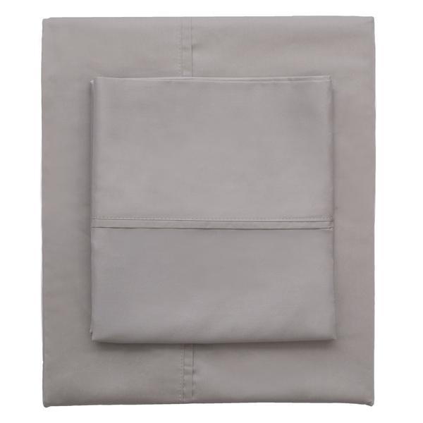 English Grey 400 Thread Count Pillowcase Pair