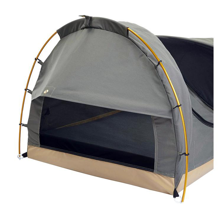 Kodiak Canvas Swag 1Person Canvas Tent  Brown