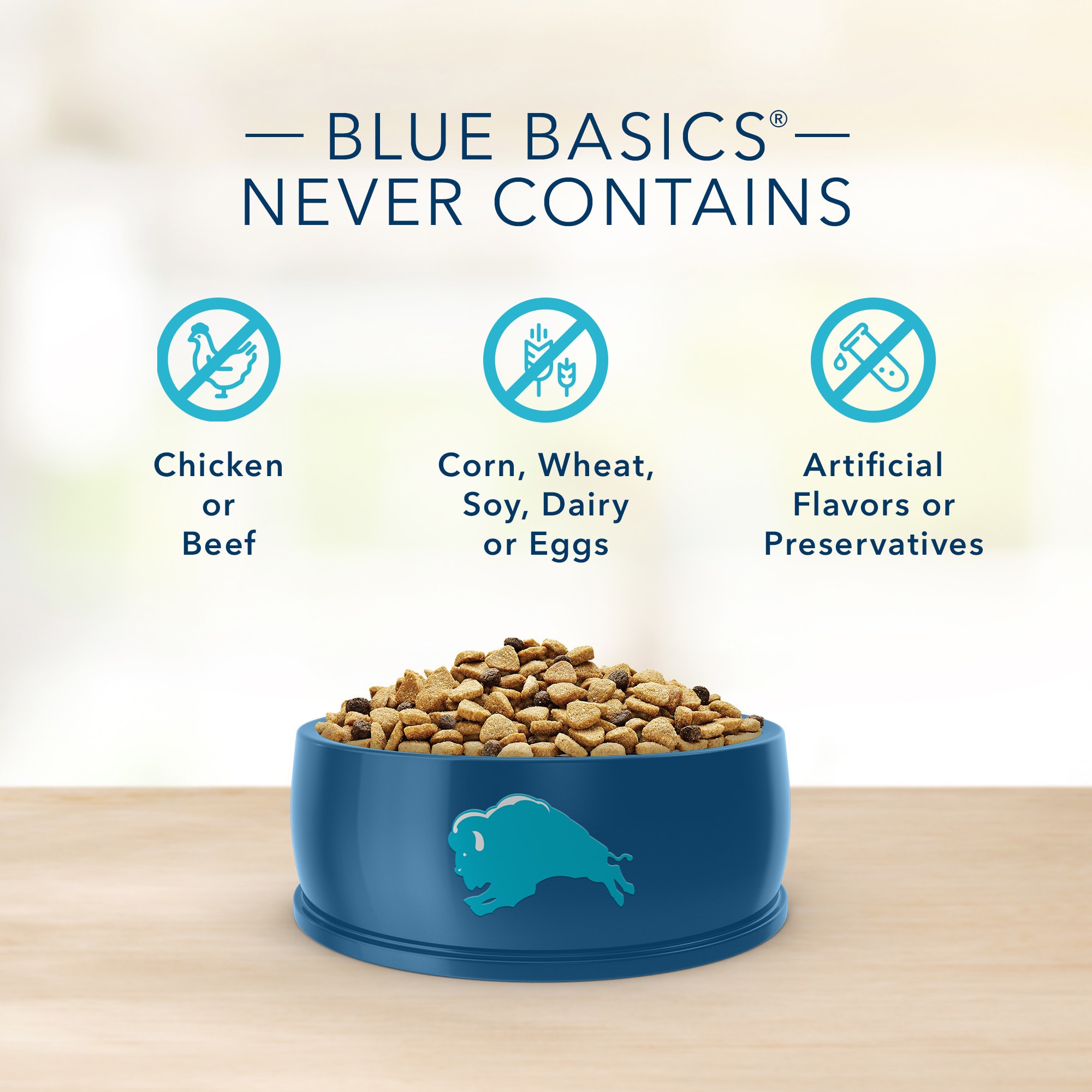 Blue Buffalo Blue Basics Skin  Stomach Care Natural Adult Turkey  Potato Dry Dog Food， 24 lbs.