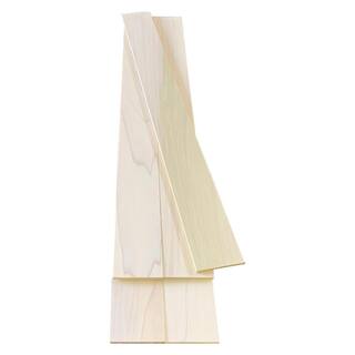 Swaner Hardwood 14 in. x 3 in. x 4 ft. Poplar S4S Hobby Board (5-Pack) OL287985