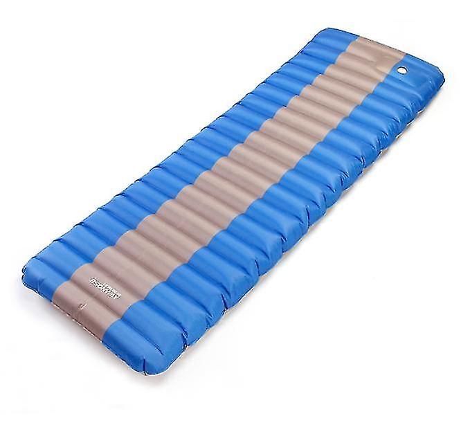Inflatable Camping Sleeping Pad， Ultralight Sleeping Mat， Blue