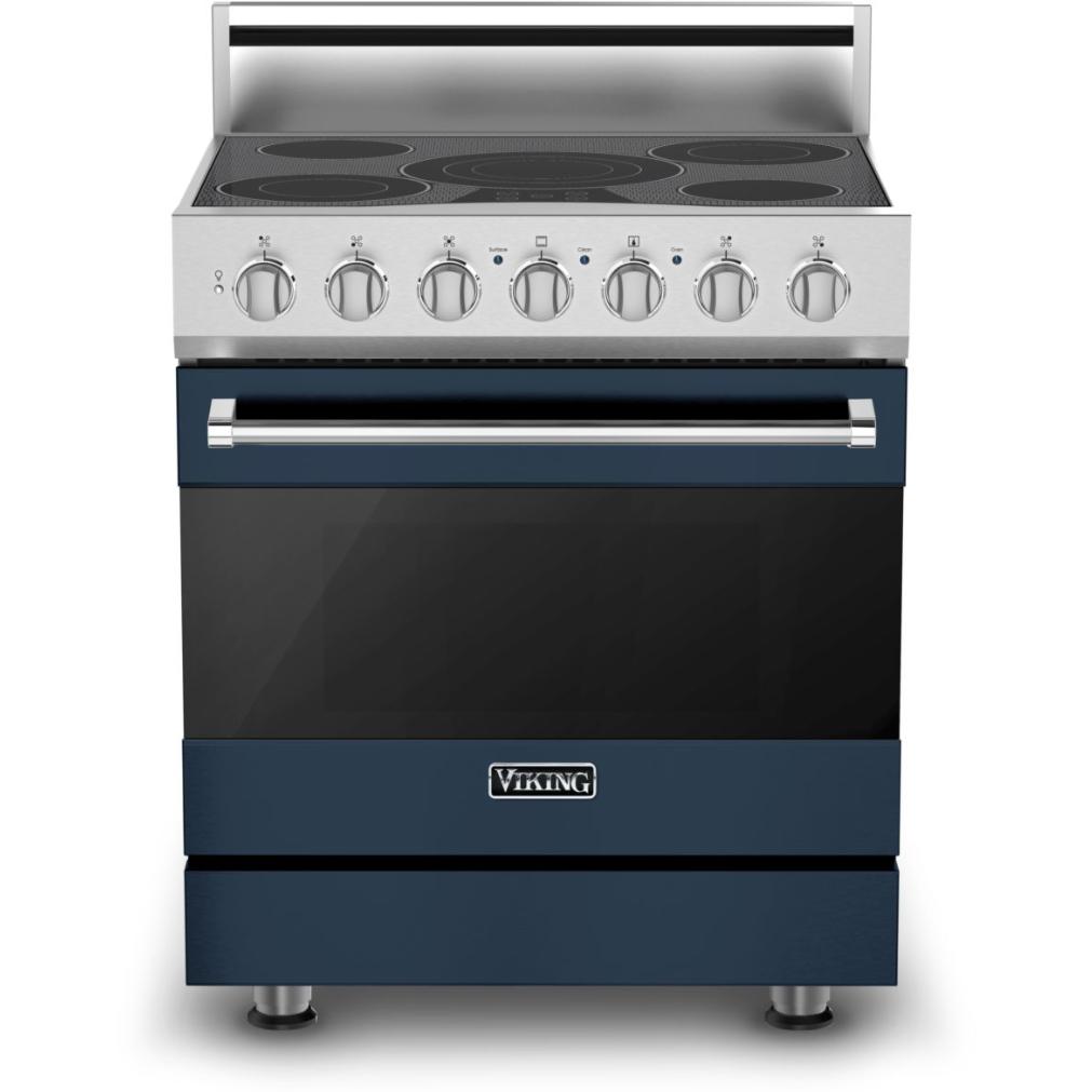 Viking 30-inch Freestanding Electric Range with Vari-Speed Dual Flow Convection CRVER3301-5BSB