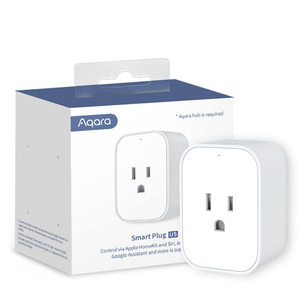 Aqara Smart Plug Requires Hub Zigbee with Energy Monitoring Overload Protection Scheduling and Voice Control ZNCZ12LM