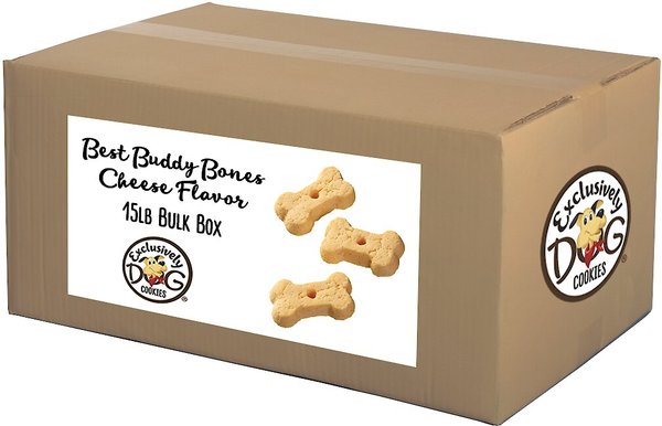 Exclusively Dog Best Buddy Bones Cheese Flavor Dog Treats