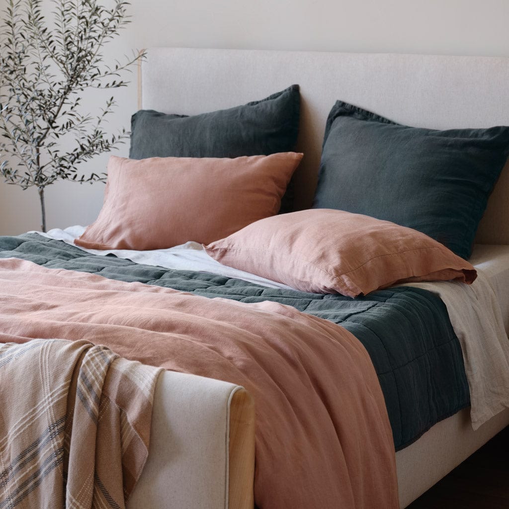 Stonewashed Linen Pillowcases