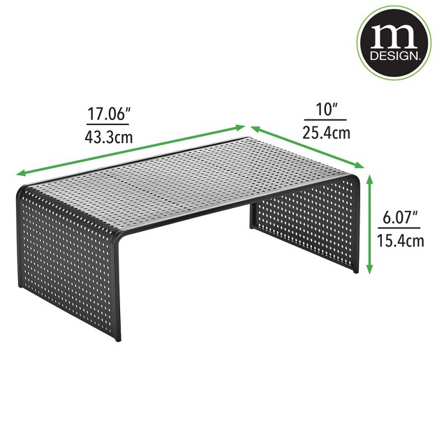 Mdesign Large Metal Platform Riser Shelf For Laptop Computer Tv Monitor