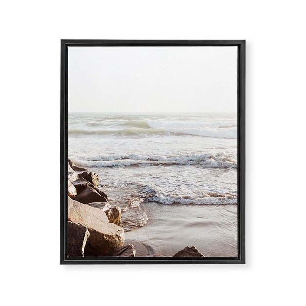 Bree Madden Jetty Waves Art Canvas Society6