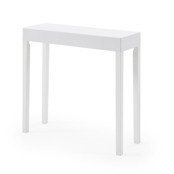 Modern Amy Console Table， Sofa Table， White