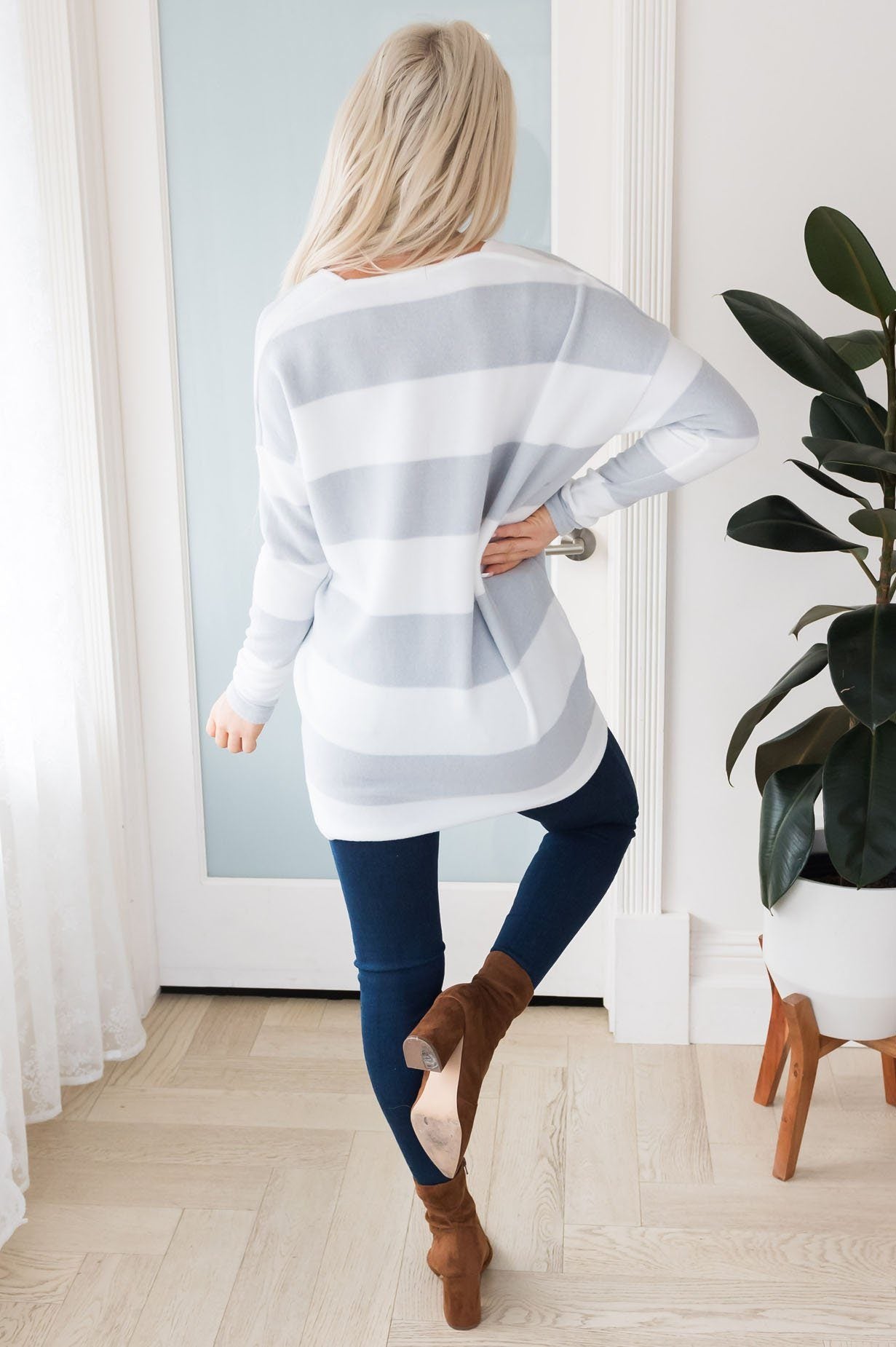 Spring Anticipation Modest Sweater Blouse