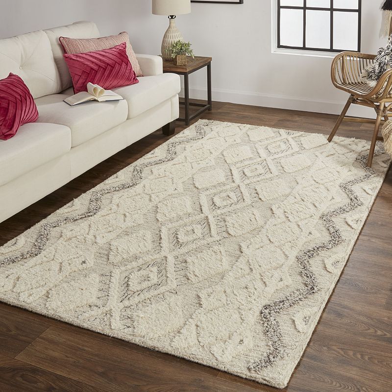 Weave and Wander Elika Premium Wool Tufted Rug