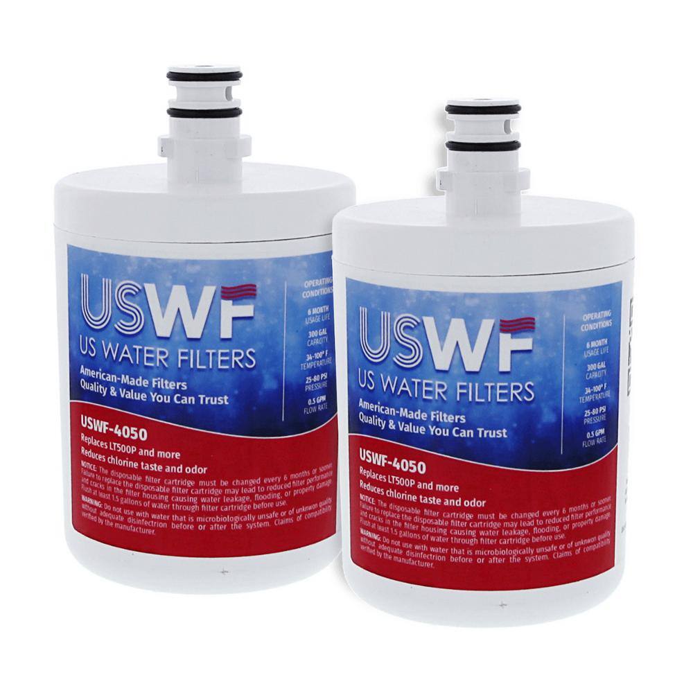 US Water Filters LT500P Comparable Refrigerator Water Filter (2-Pack) USWF_4050_2_PACK