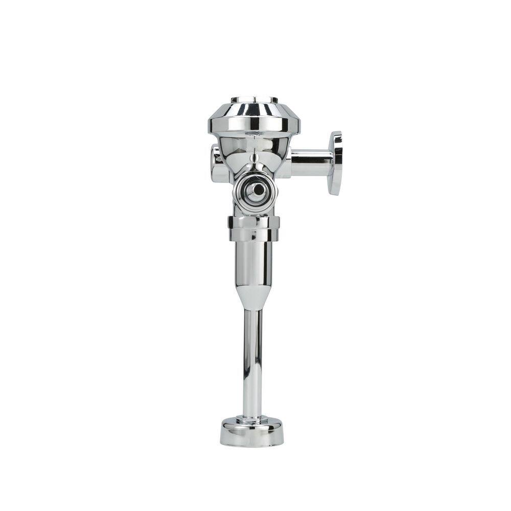 Zurn Aquaflush Exposed Manual Diaphragm Flush Valve with 0.5 GPF Sweat Solder Kit and Cast Wall Flange in Chrome Z6003-EWS-YB-YC