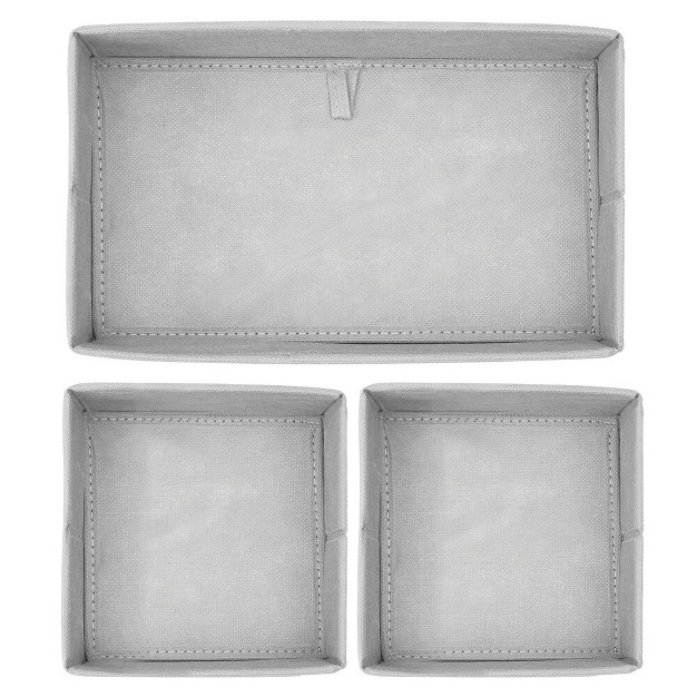 Mdesign Fabric Baby Nursery Organizers Set Of 6