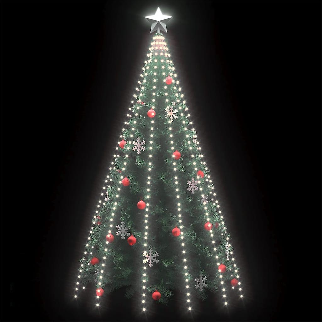 Vidaxl Tree Lights With 500 Leds Cold White 196.9