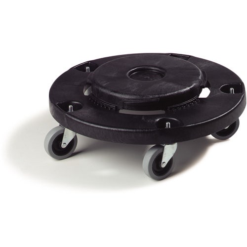 Carlisle 3691003 Flo-Pac Round Container Dolly with Replaceable Casters