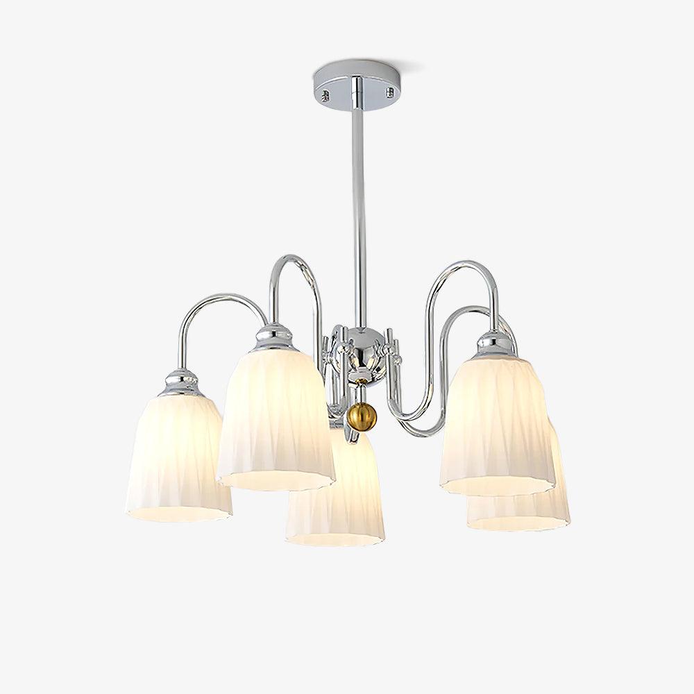 Bauhaus Pleated Chandelier