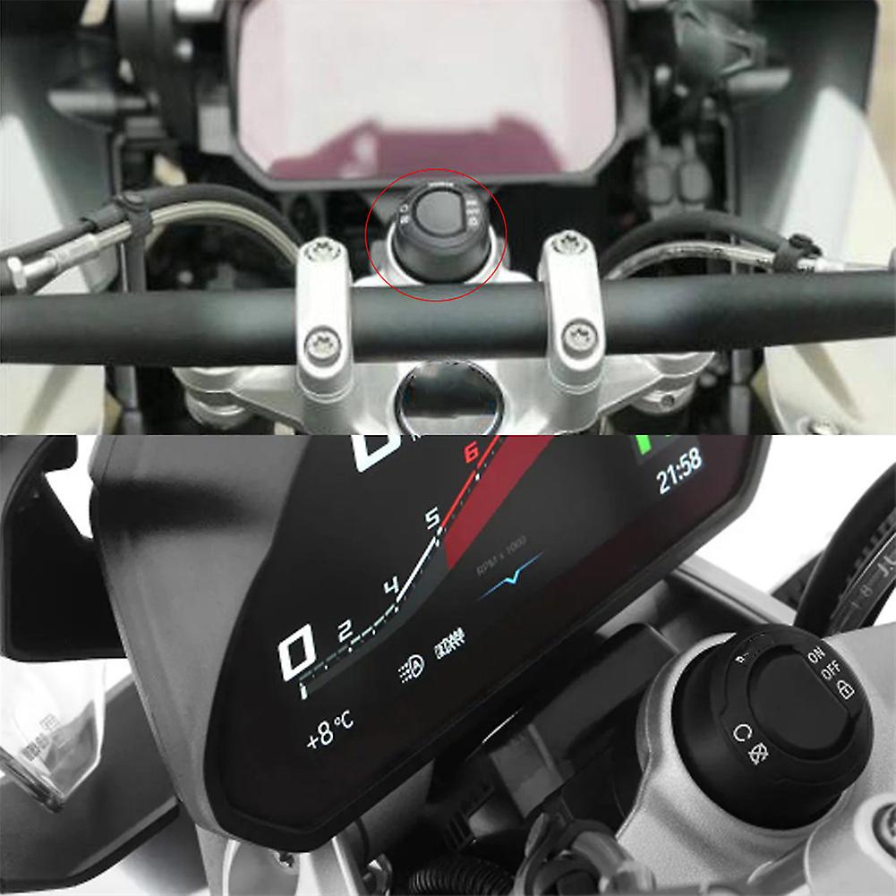 One Button Start Switch Protective Cover Motorcycle Rubber Dust Cover For Bmw R1200gs R1200rt R1250gs Adv F850gs Black