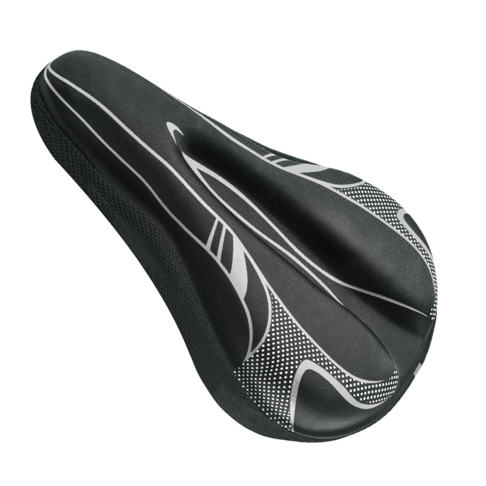 Bike Saddle Cover Universal Fit Pads Comfortable Seat Mtb Bike Saddles Cover Black