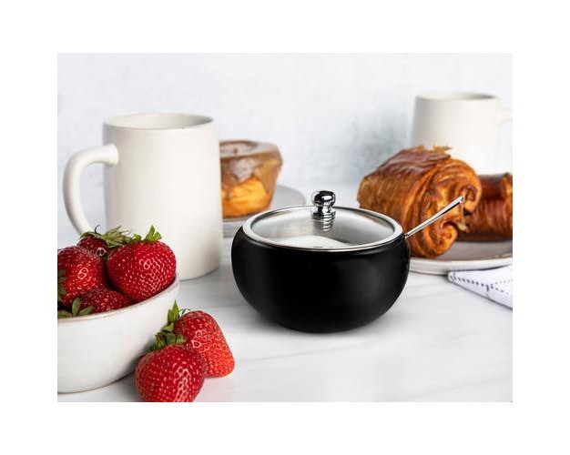 Kook Large Stainless Steel Sugar Bowl 16 Oz