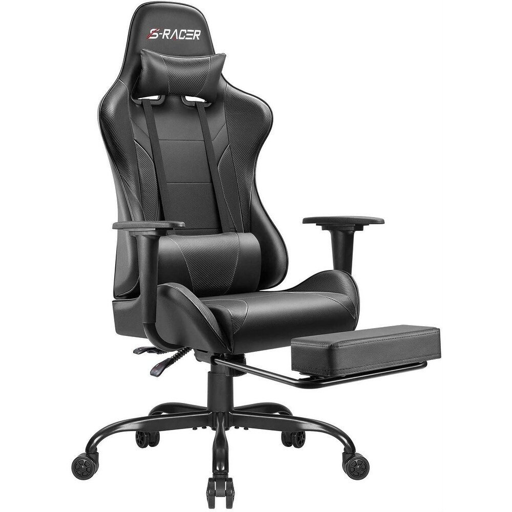 Gaming Chair with Footrest   Ergonomic Desk Chair