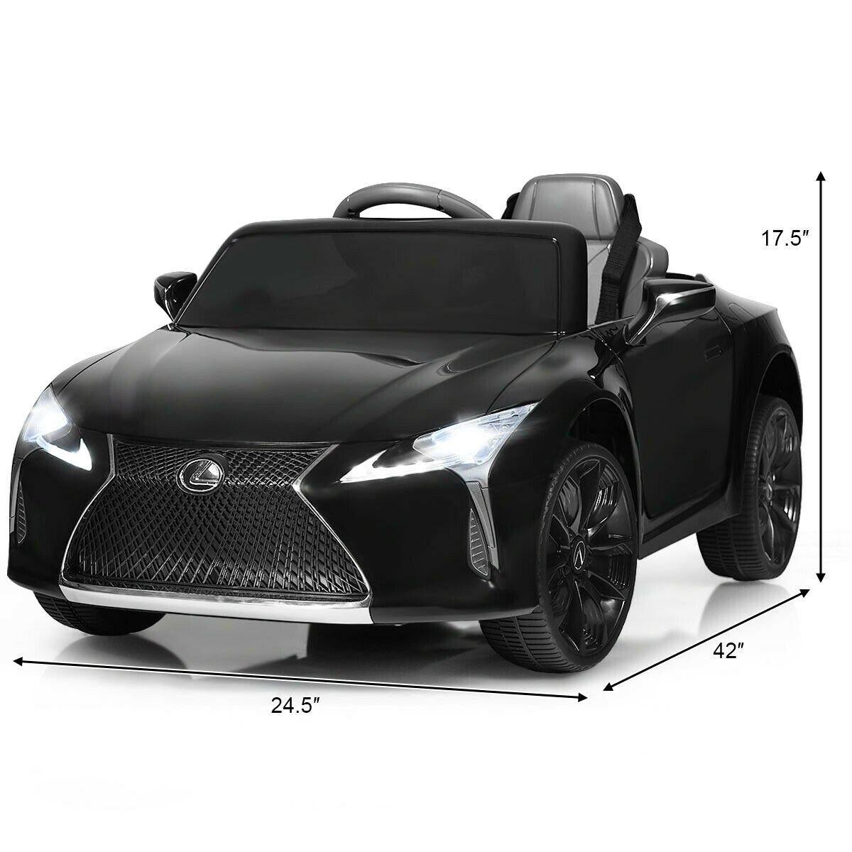 Costzon Ride on Car, Licensed Lexus LC500, 12V Battery Powered Car w/2.4G Remote Control