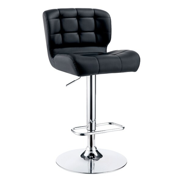 Furniture of America Beas Contemporary Swivel Bar Chair (Set of 2)