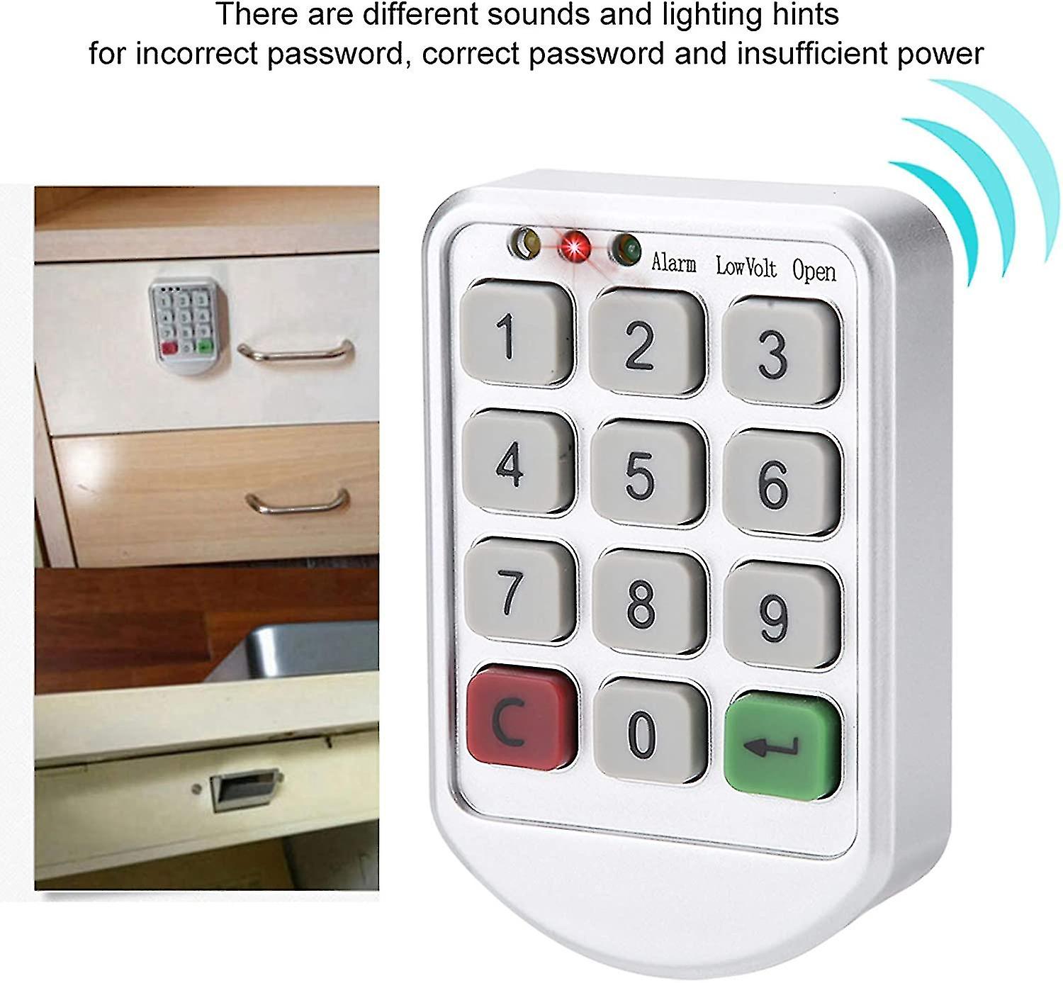 Electronic Door Lock，fixed Password Simple Installation Digital Smart